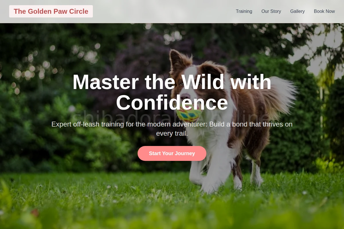 Trail Dog Training