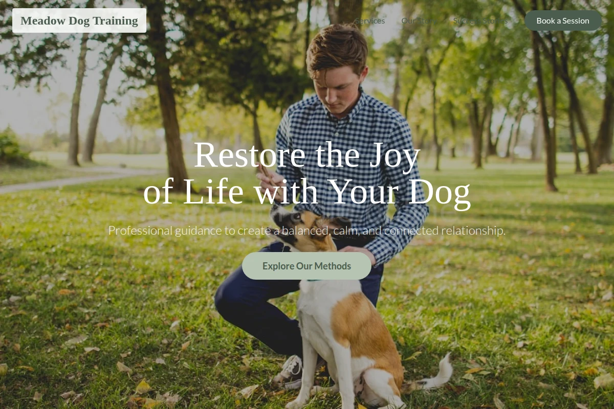 Meadow Dog Training