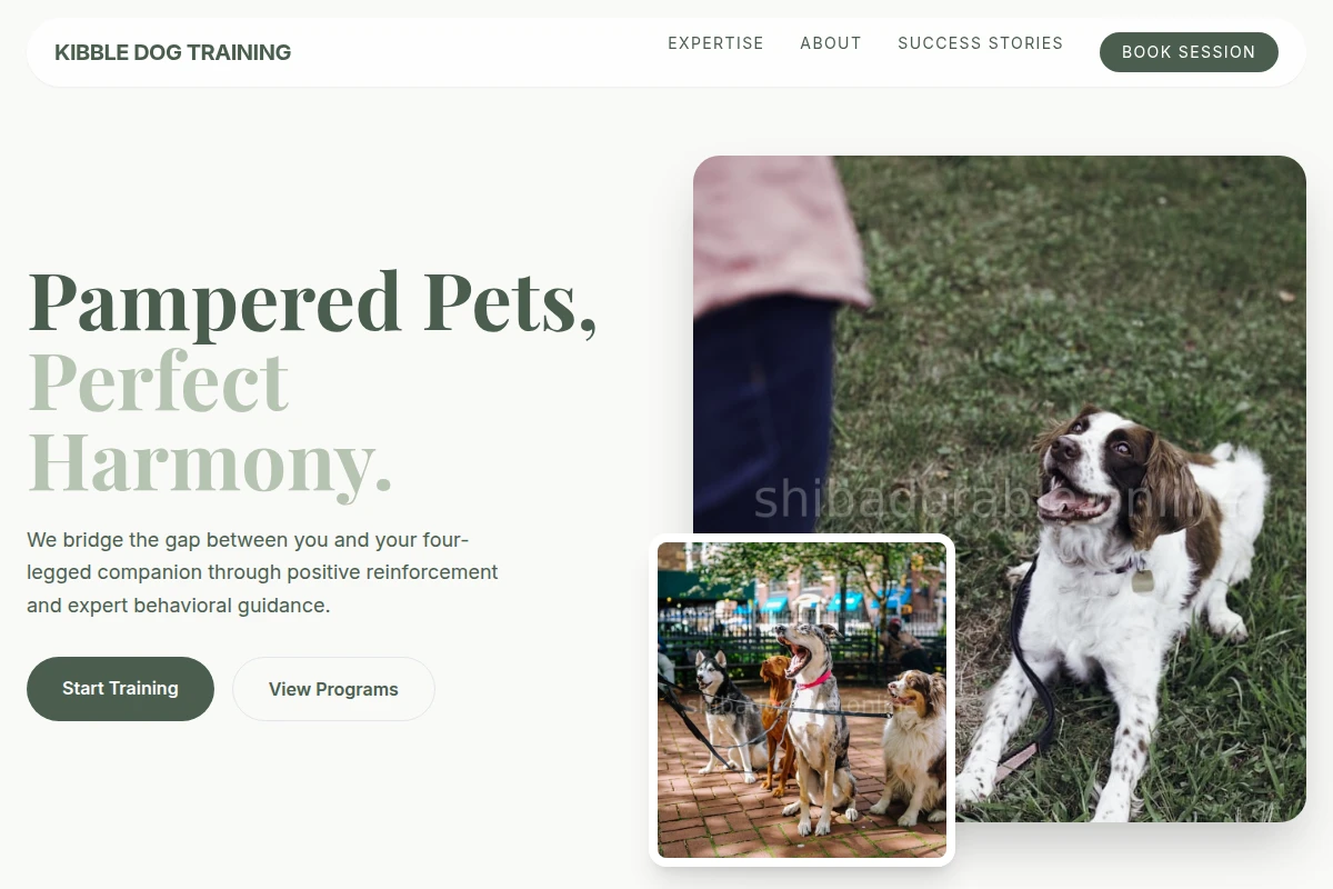 Kibble Dog Training