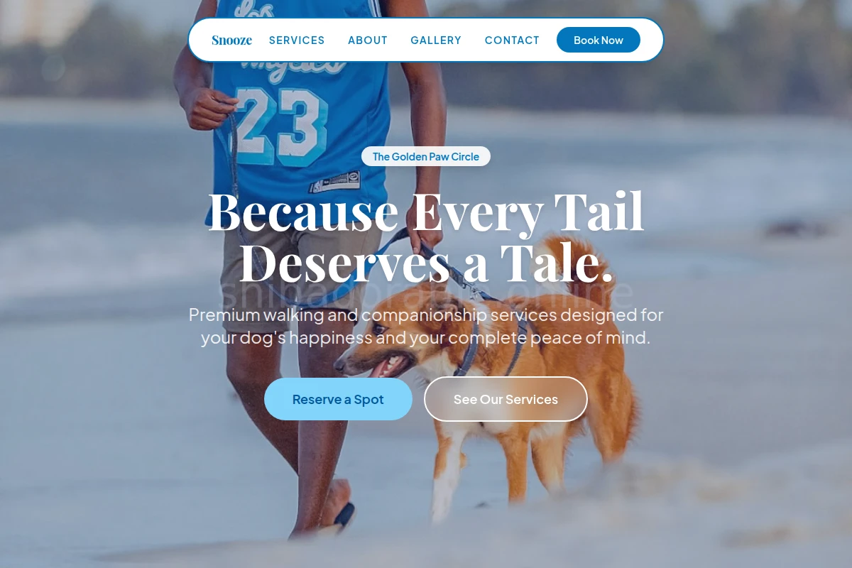 Snooze Dog Walker