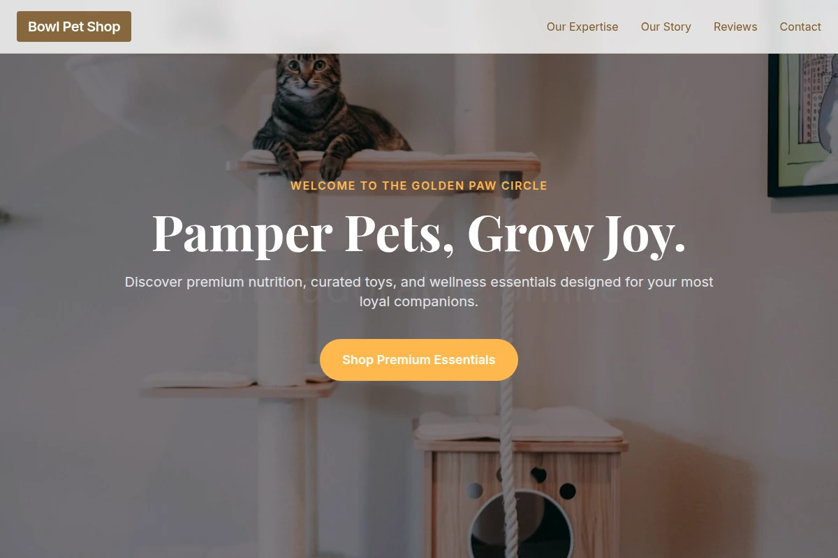 Bowl Pet Shop
