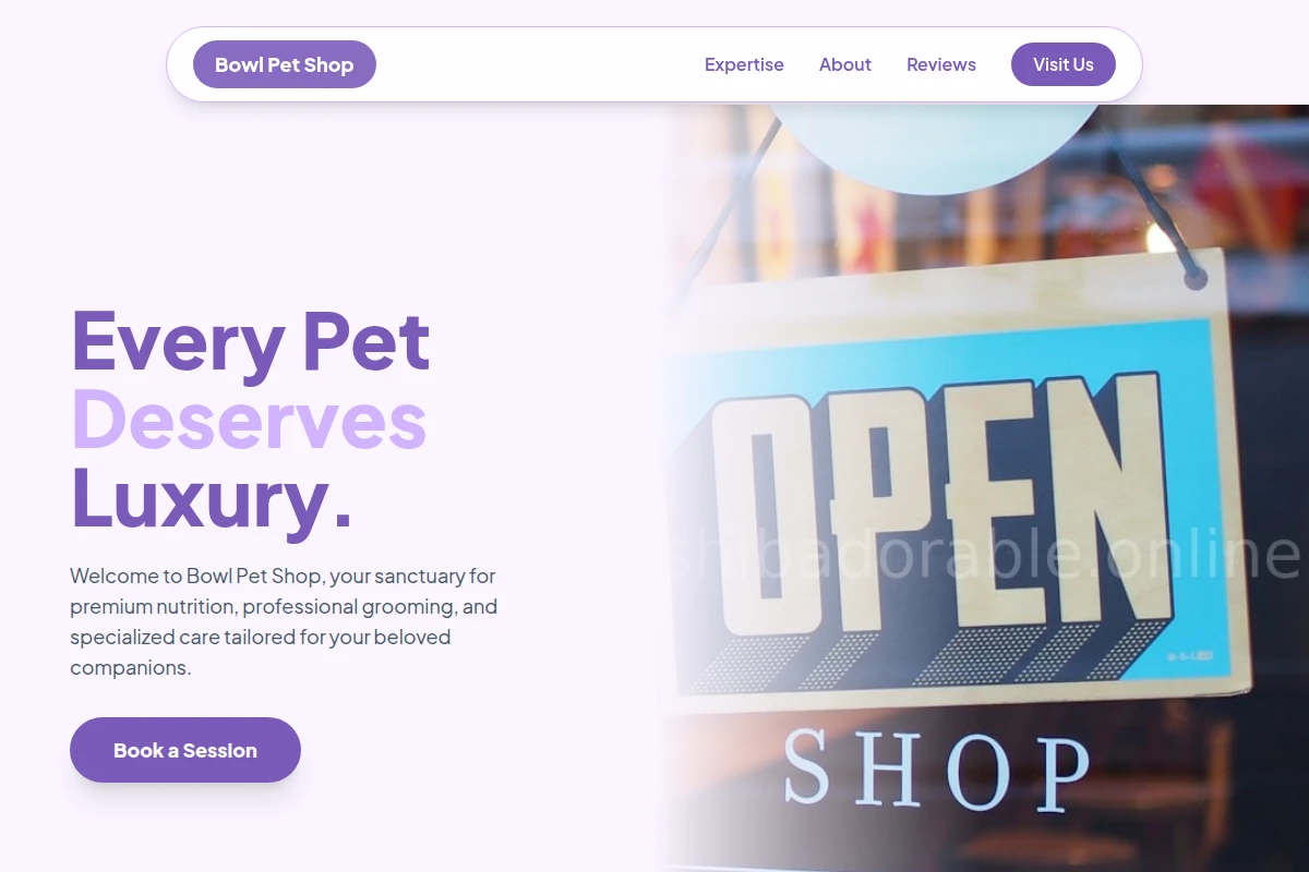 Bowl Pet Shop