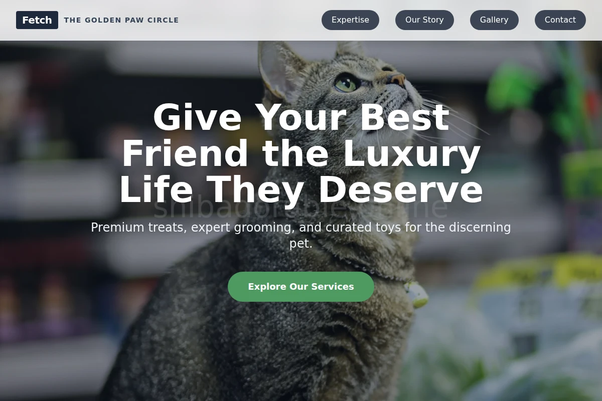 Fetch Pet Shop